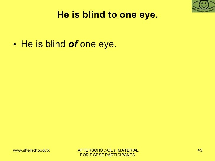 The Blind Sentence